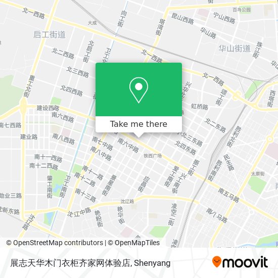 展志天华木门衣柜齐家网体验店 map