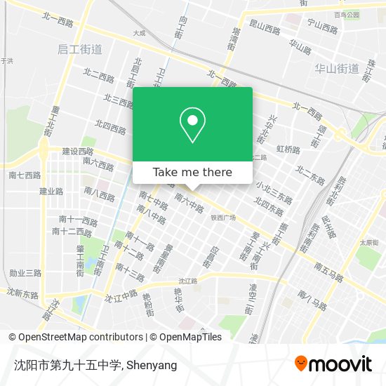 沈阳市第九十五中学 map