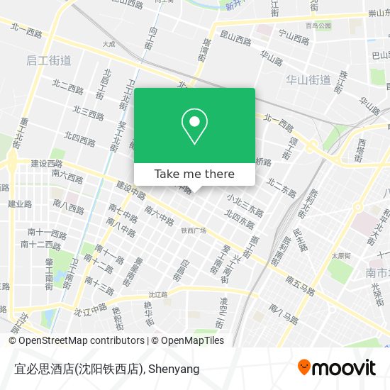 宜必思酒店(沈阳铁西店) map