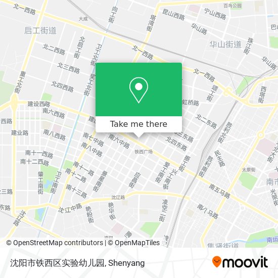沈阳市铁西区实验幼儿园 map