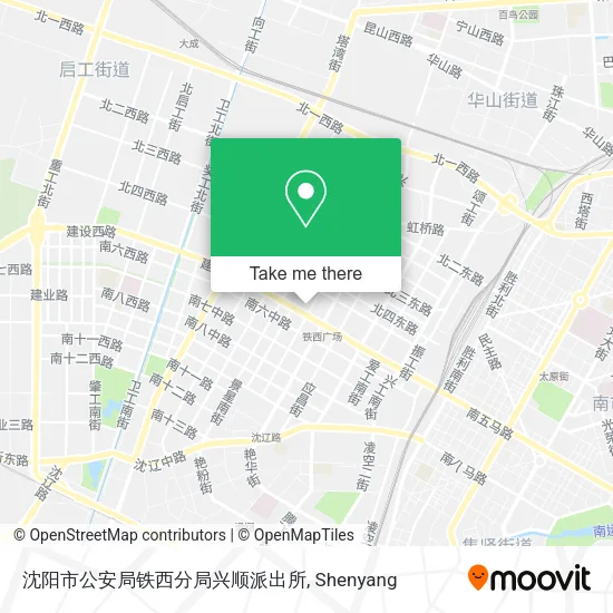 沈阳市公安局铁西分局兴顺派出所 map