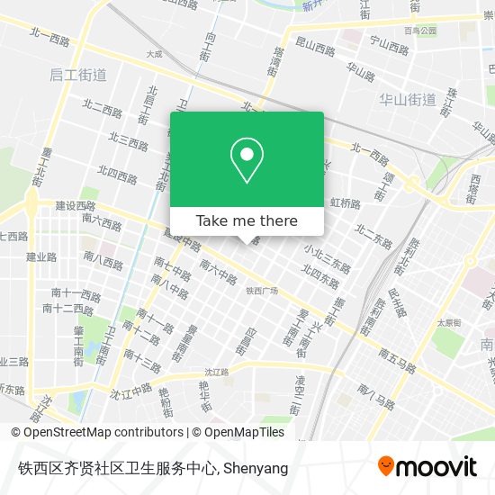 铁西区齐贤社区卫生服务中心 map