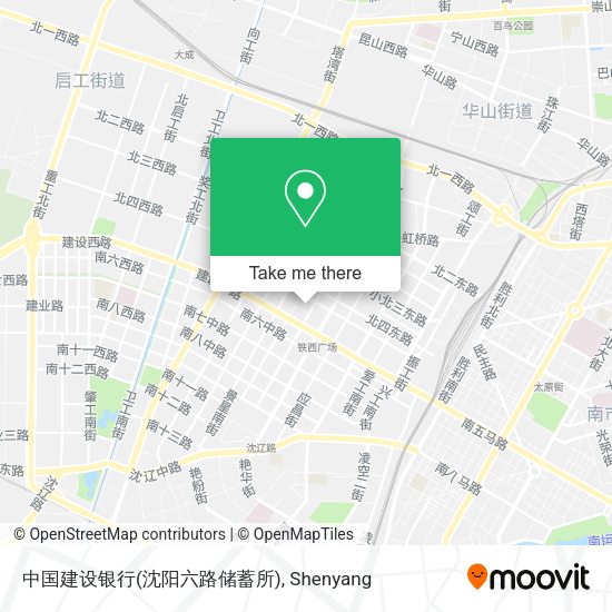中国建设银行(沈阳六路储蓄所) map