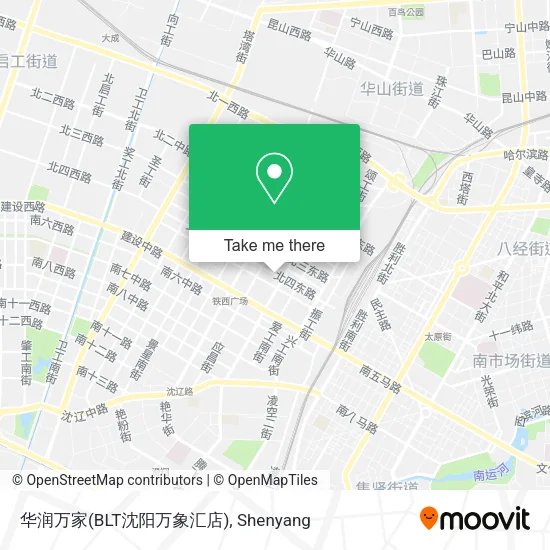 华润万家(BLT沈阳万象汇店) map