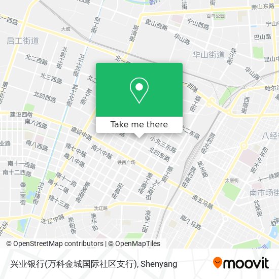 兴业银行(万科金城国际社区支行) map