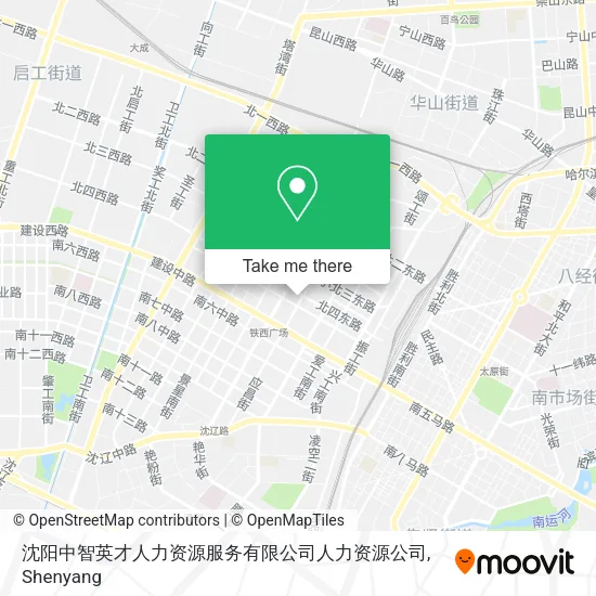 沈阳中智英才人力资源服务有限公司人力资源公司 map