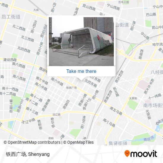 铁西广场 map