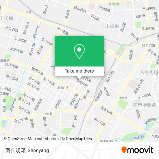 爵仕观邸 map