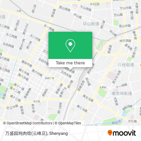 万盛园炖肉馆(云峰店) map