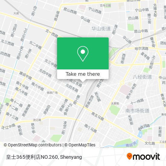 皇士365便利店NO.260 map