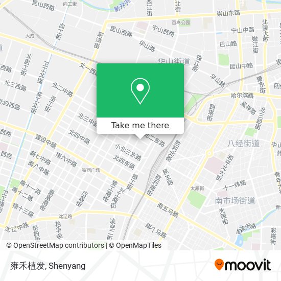 雍禾植发 map