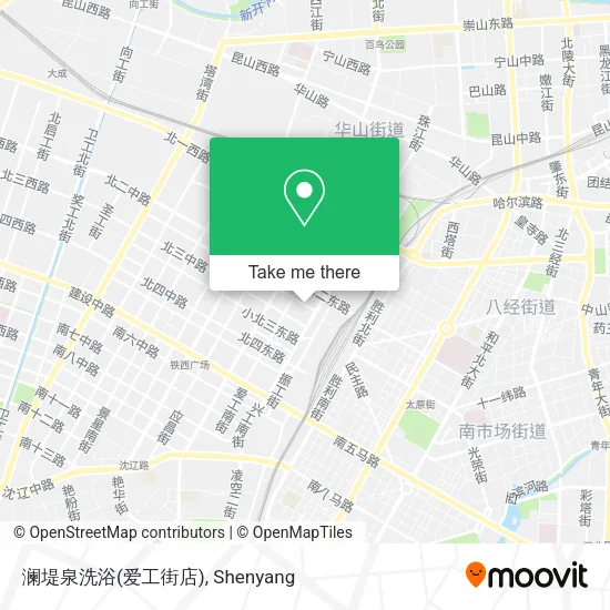 澜堤泉洗浴(爱工街店) map