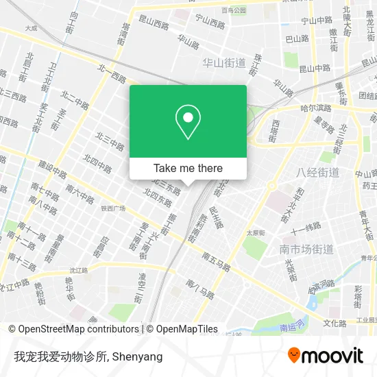 我宠我爱动物诊所 map