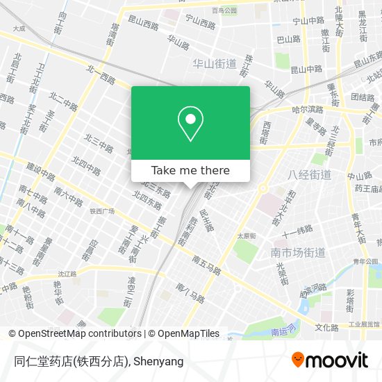 同仁堂药店(铁西分店) map