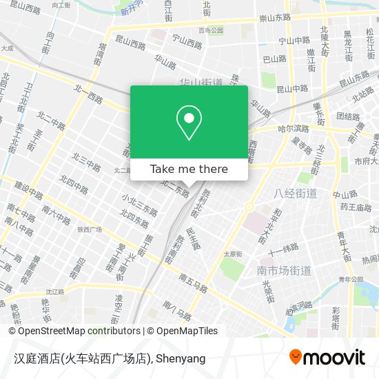 汉庭酒店(火车站西广场店) map