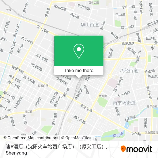 速8酒店（沈阳火车站西广场店）（原兴工店） map