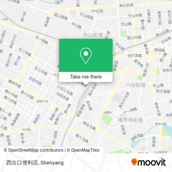 西出口便利店 map