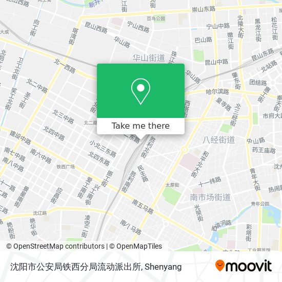 沈阳市公安局铁西分局流动派出所 map