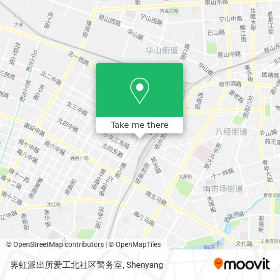 霁虹派出所爱工北社区警务室 map