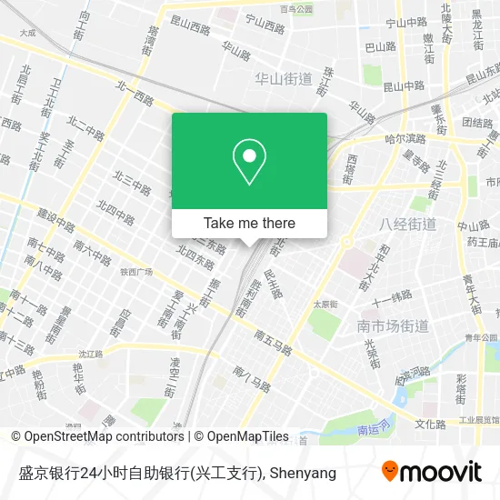 盛京银行24小时自助银行(兴工支行) map