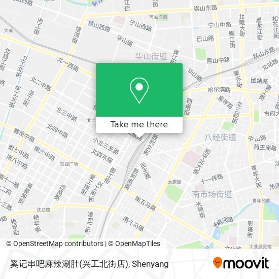 奚记串吧麻辣涮肚(兴工北街店) map