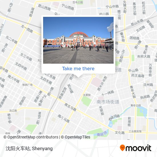 沈阳火车站 map