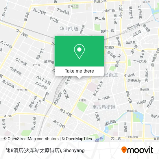 速8酒店(火车站太原街店) map