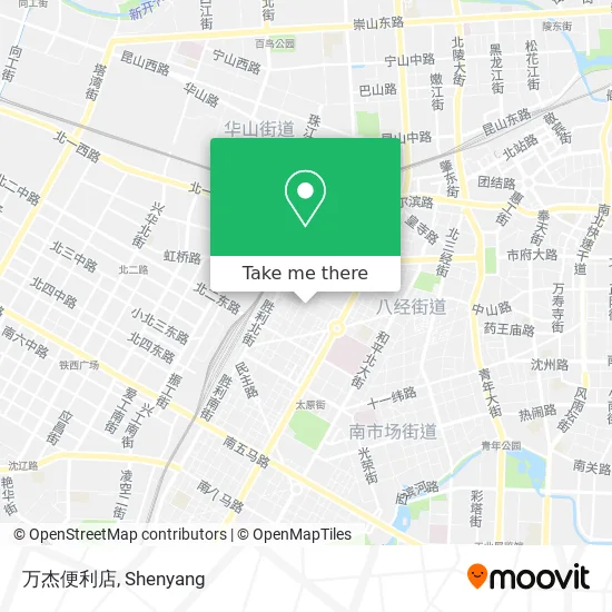 万杰便利店 map