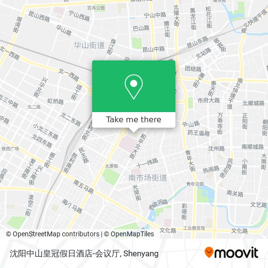 沈阳中山皇冠假日酒店-会议厅 map