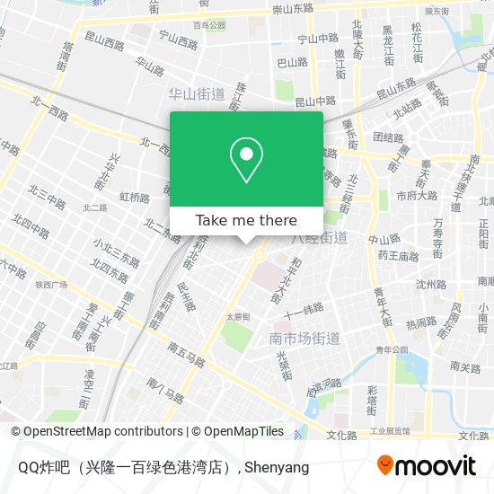 QQ炸吧（兴隆一百绿色港湾店） map