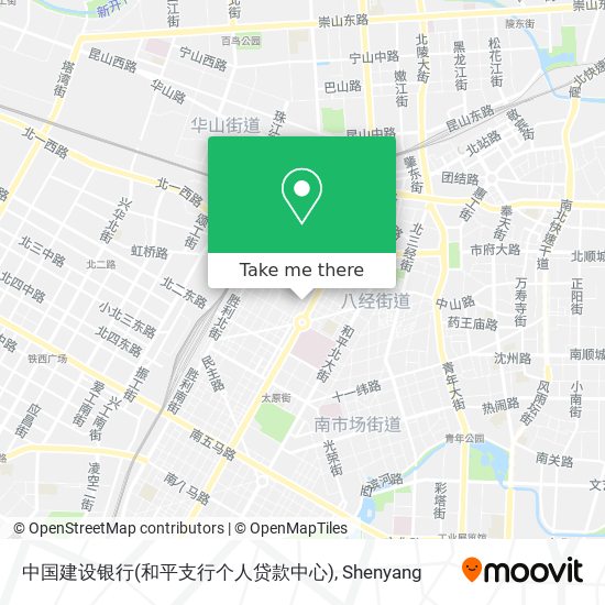 中国建设银行(和平支行个人贷款中心) map