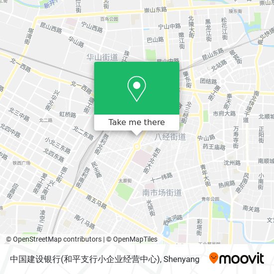 中国建设银行(和平支行小企业经营中心) map