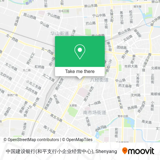 中国建设银行(和平支行小企业经营中心) map