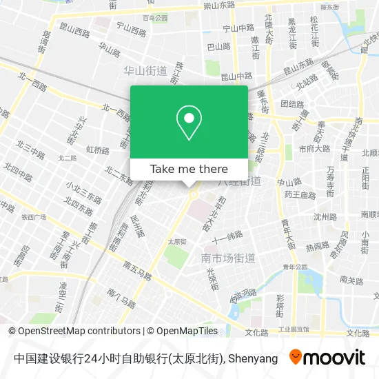 中国建设银行24小时自助银行(太原北街) map
