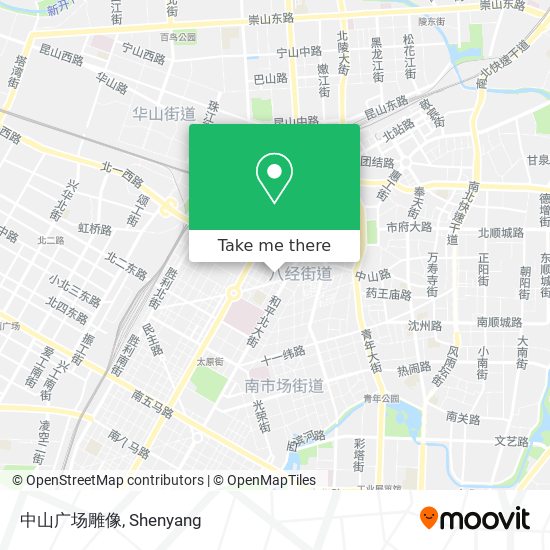 中山广场雕像 map