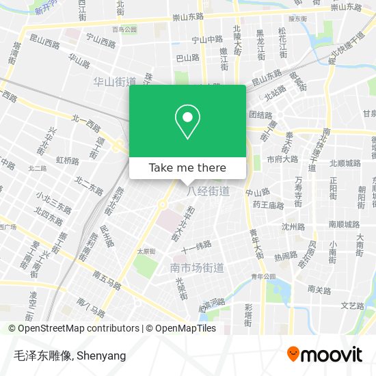 毛泽东雕像 map