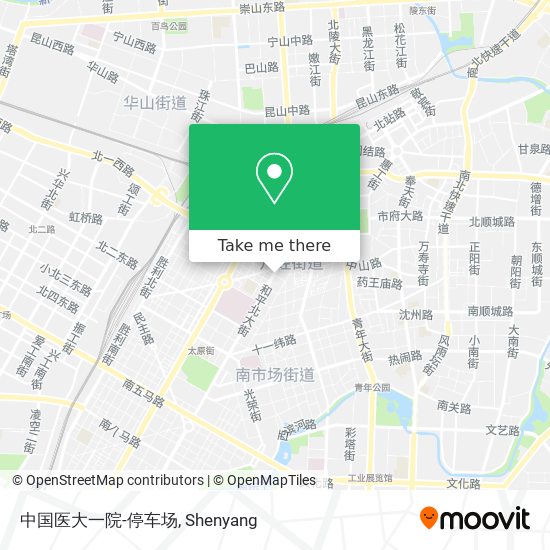 中国医大一院-停车场 map