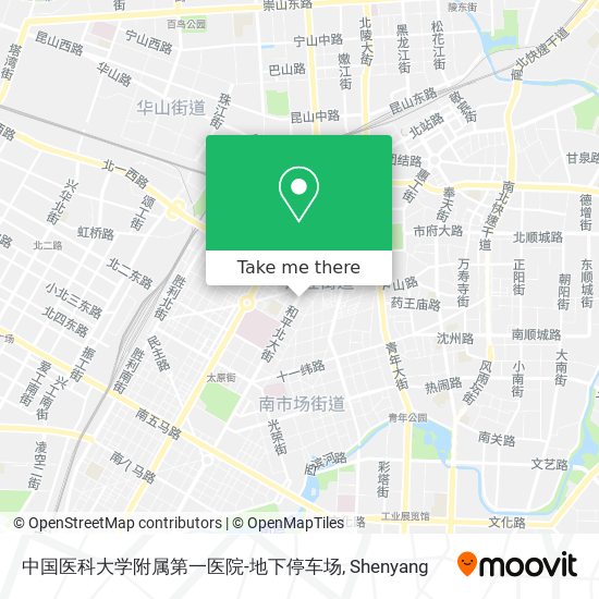 中国医科大学附属第一医院-地下停车场 map