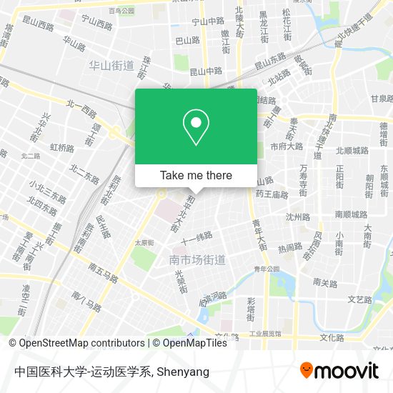 中国医科大学-运动医学系 map