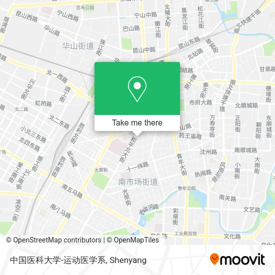 中国医科大学-运动医学系 map