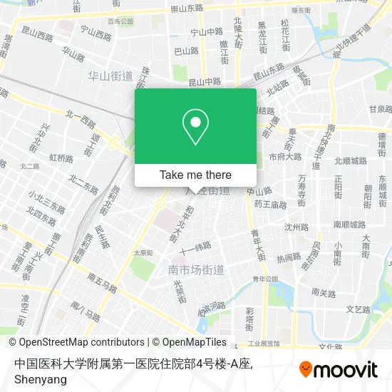 中国医科大学附属第一医院住院部4号楼-A座 map