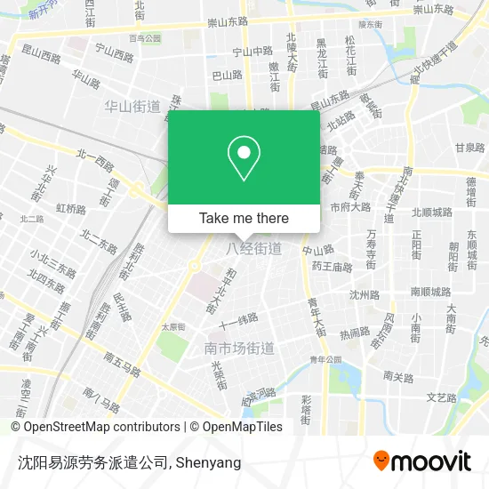 沈阳易源劳务派遣公司 map