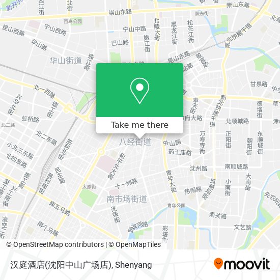 汉庭酒店(沈阳中山广场店) map