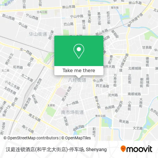 汉庭连锁酒店(和平北大街店)-停车场 map