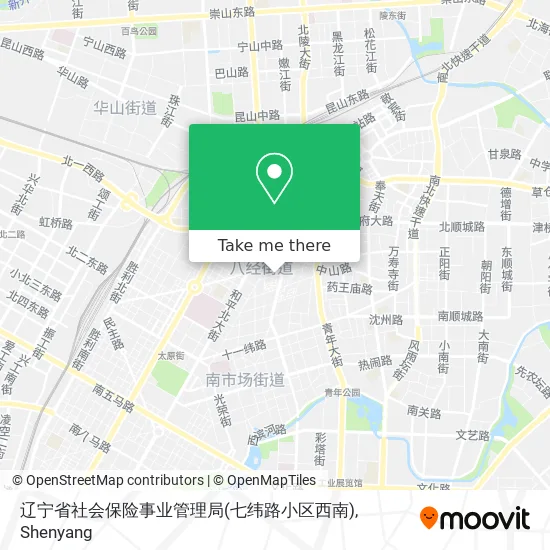 辽宁省社会保险事业管理局(七纬路小区西南) map