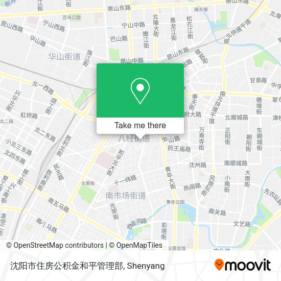 沈阳市住房公积金和平管理部 map