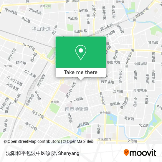 沈阳和平包波中医诊所 map