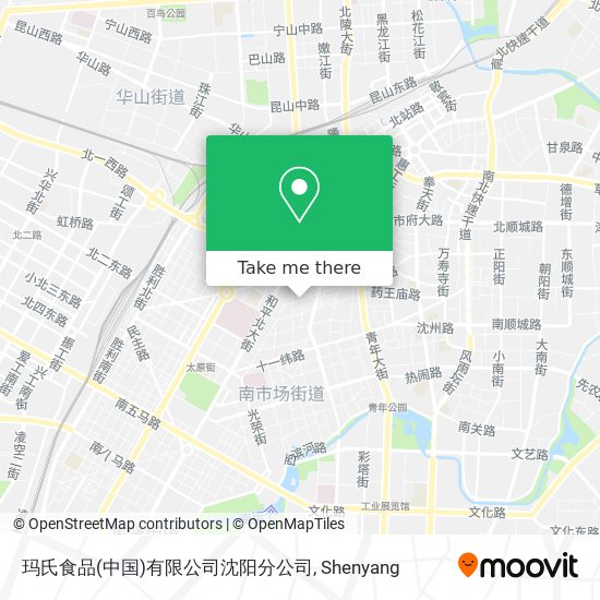 玛氏食品(中国)有限公司沈阳分公司 map