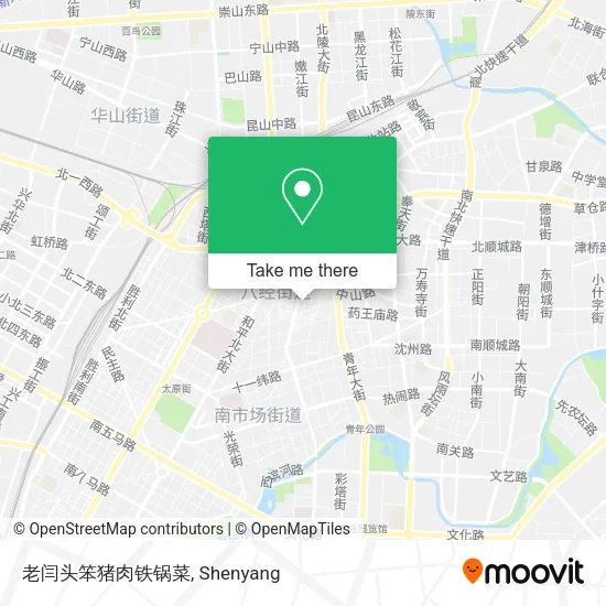老闫头笨猪肉铁锅菜 map