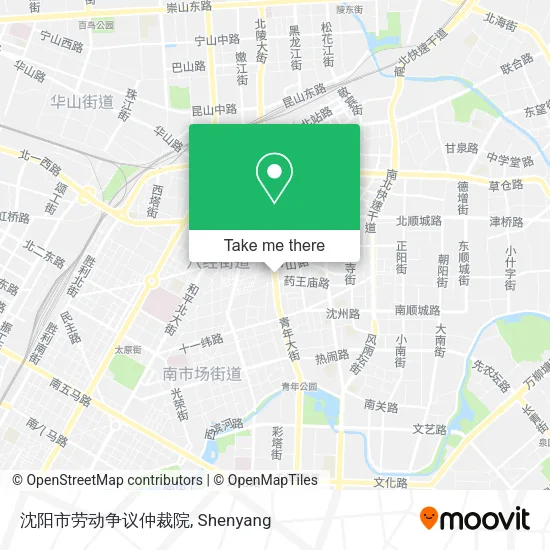 沈阳市劳动争议仲裁院 map